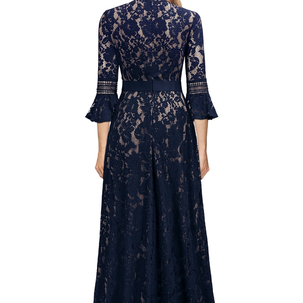 MissMay Floral lace evening cocktail party dress - Picture 2 of 6